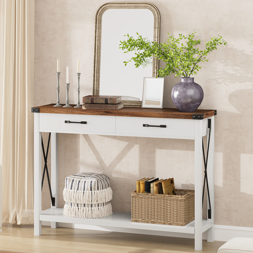 Farmhouse sofa table console - table,,