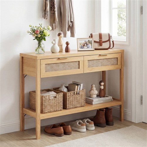 Console table with storage - table,