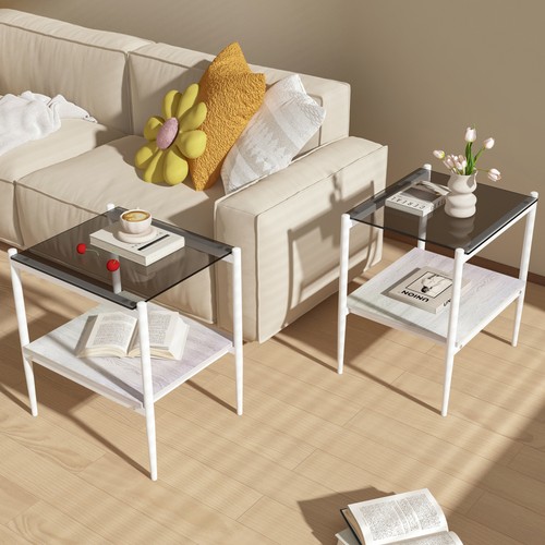 Pcs rectangle end table - rectangle,