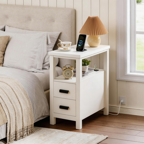 End table with charging - table,
